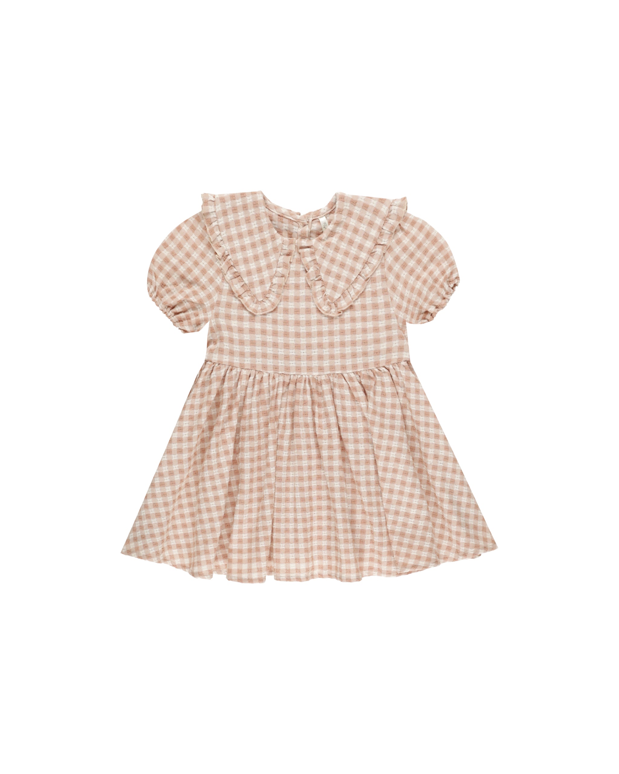 Camille Dress - Pink Gingham Clover James Camille Dress - Pink Gingham Clover James