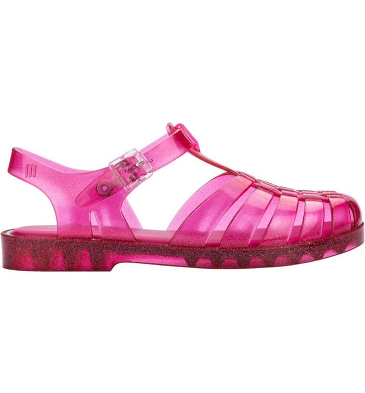 Hot pink jelly sandals online